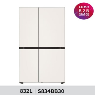 ★특가★ [LG전자] 디오스 오브제 양문형 냉장고 830L S834BB30